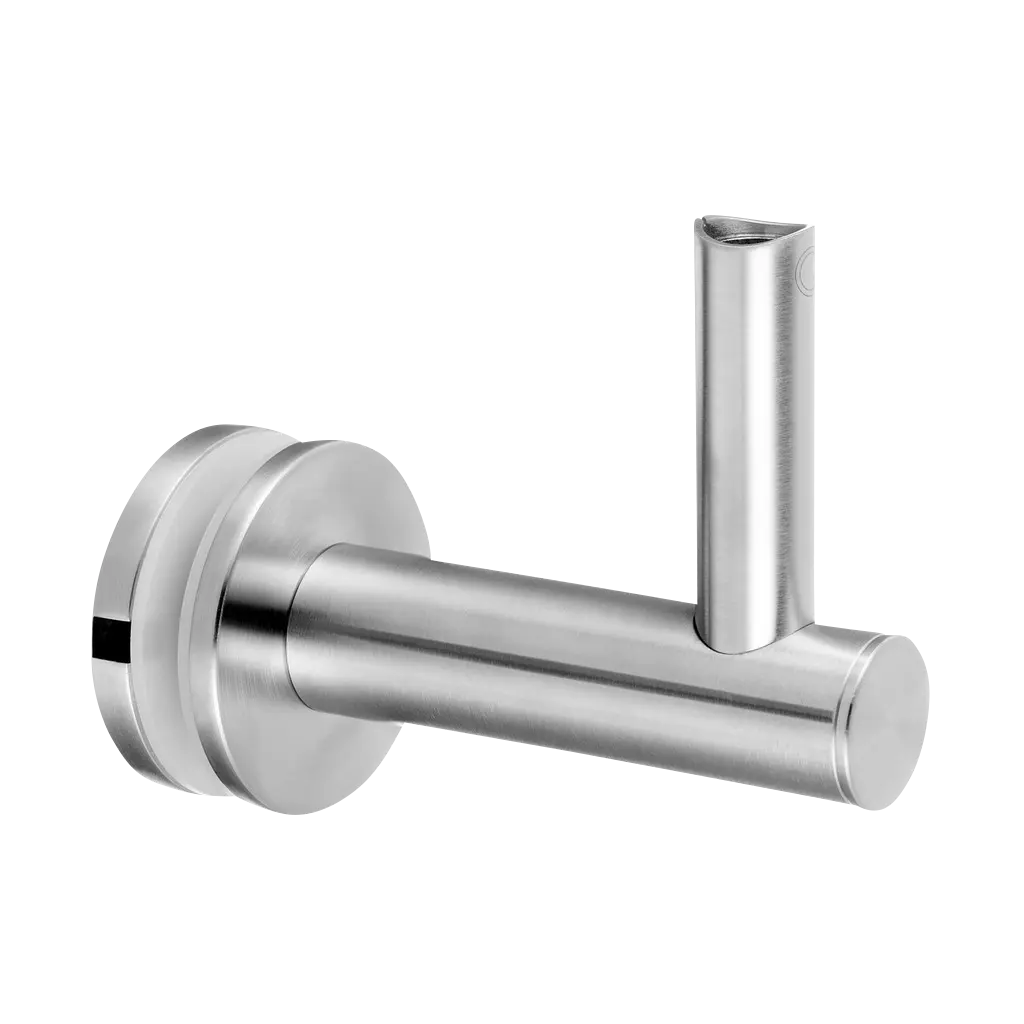 Support de main-courante réglable, pour verre; 140148-044-12; main-courante Ø42,4 & 48,3 mm, inox brossé 316 (14014804412)