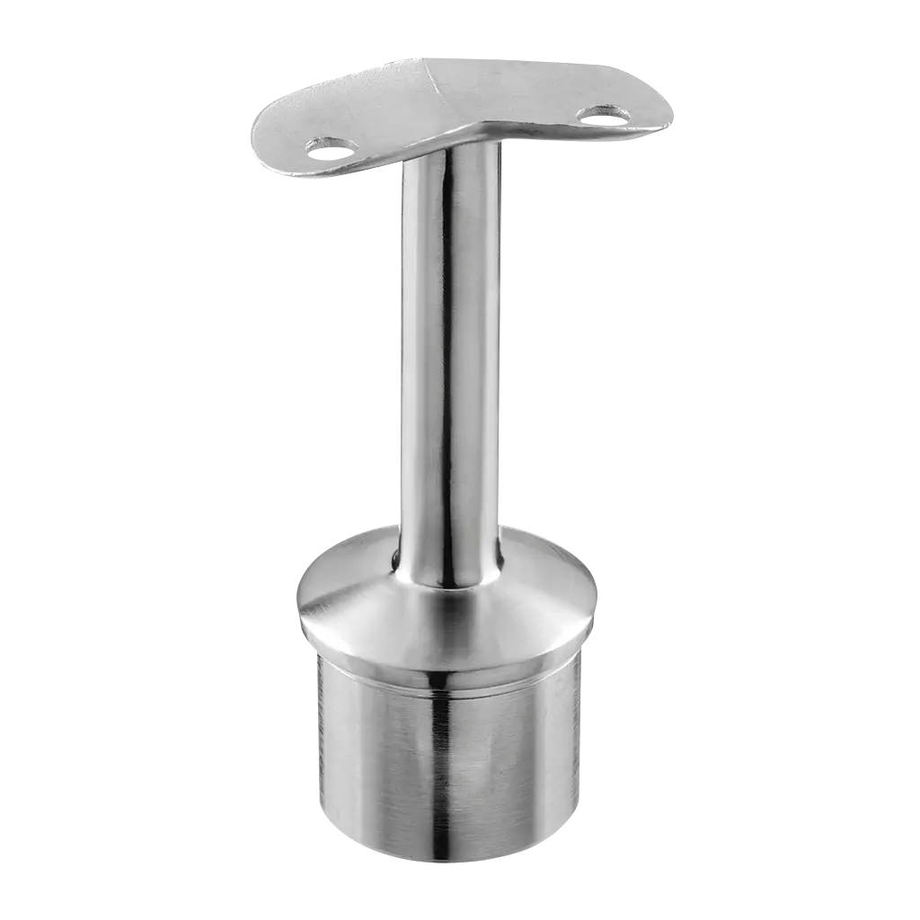 Support de main-courante sur poteau, 45°; 130710-042-45-12; Ø42,4 x 2 mm, main-cour. Ø42,4 mm, inox brossé 304 (13071034212)