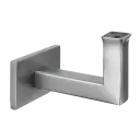 Support de main-courante, Square L., pour mur; 134111-000-12; filetage M8, main-courante plat, inox brossé 304 (13411100012)