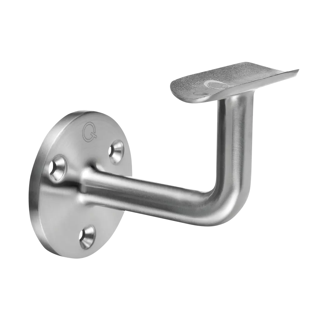 Support de main-courante, mur, déportée=75 mm; 130100-048-12; main-courante Ø48,3 mm, inox brossé 304 (13010004812)