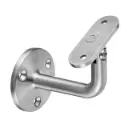 Support de main-courante, orientable, p. mur; 130102-000-12; main-courante plat, inox brossé 304 (13010200012)