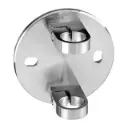 Support pour poteau MOD 0551, montage latéral; 130551-042-12; pour tube Ø42,4 mm, inox brossé 304 (13055104212)