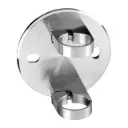 Support pour poteau MOD 0552, montage latéral; 140552-042-12; pour tube Ø42,4 mm, inox brossé 316 (14055204212)