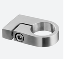 Support pour poteau; 143507-048-12; pour tube Ø48,3 mm, L=35 mm, inox brossé 316 (14350704812) - NEW