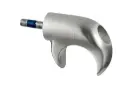 Support pour tube à fond de gorge, devant poteau; 140860-048; horizontal & diagonal, Ø48,3 mm, inox brossé 316 (14086004812)