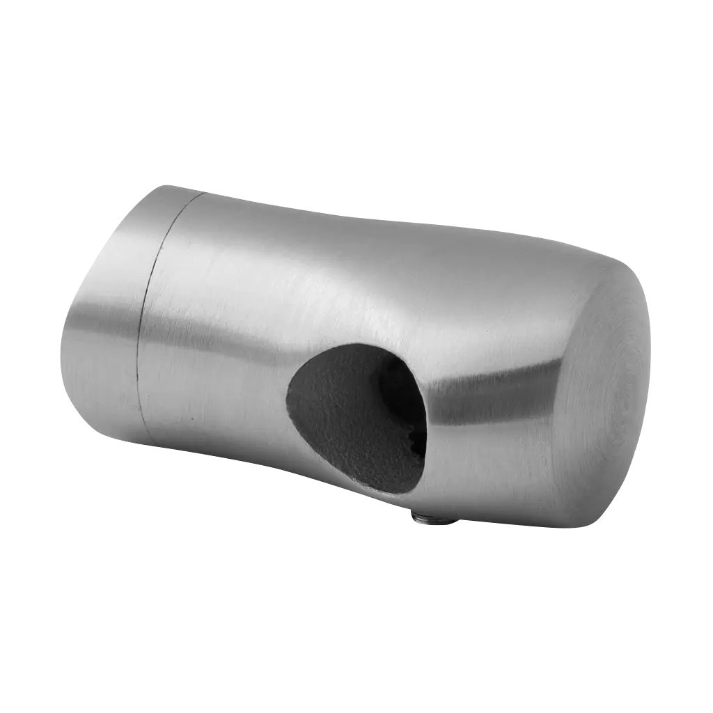 Support travers. de lisse, 90°, angle sortant; 130839-048-12; barre Ø12 mm, tube Ø48,3 mm, inox brossé 304 (13083904812)