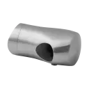 Support travers. de lisse, 90°, angle sortant; 130839-048-12; barre Ø12 mm, tube Ø48,3 mm, inox brossé 304 (13083904812)