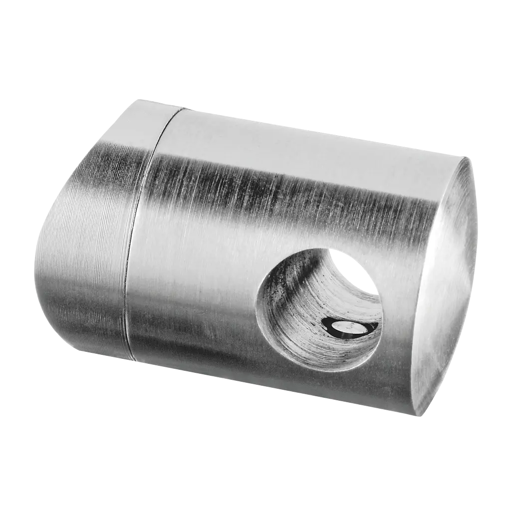 Support traversants de lisse, barre Ø12 mm; 140830-048-12; tube Ø48,3 mm, inox brossé 316 (14083004812)