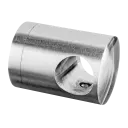 Support traversants de lisse, tube Ø16 mm; 130840-000-12; plat, inox brossé 304 (13084000012)