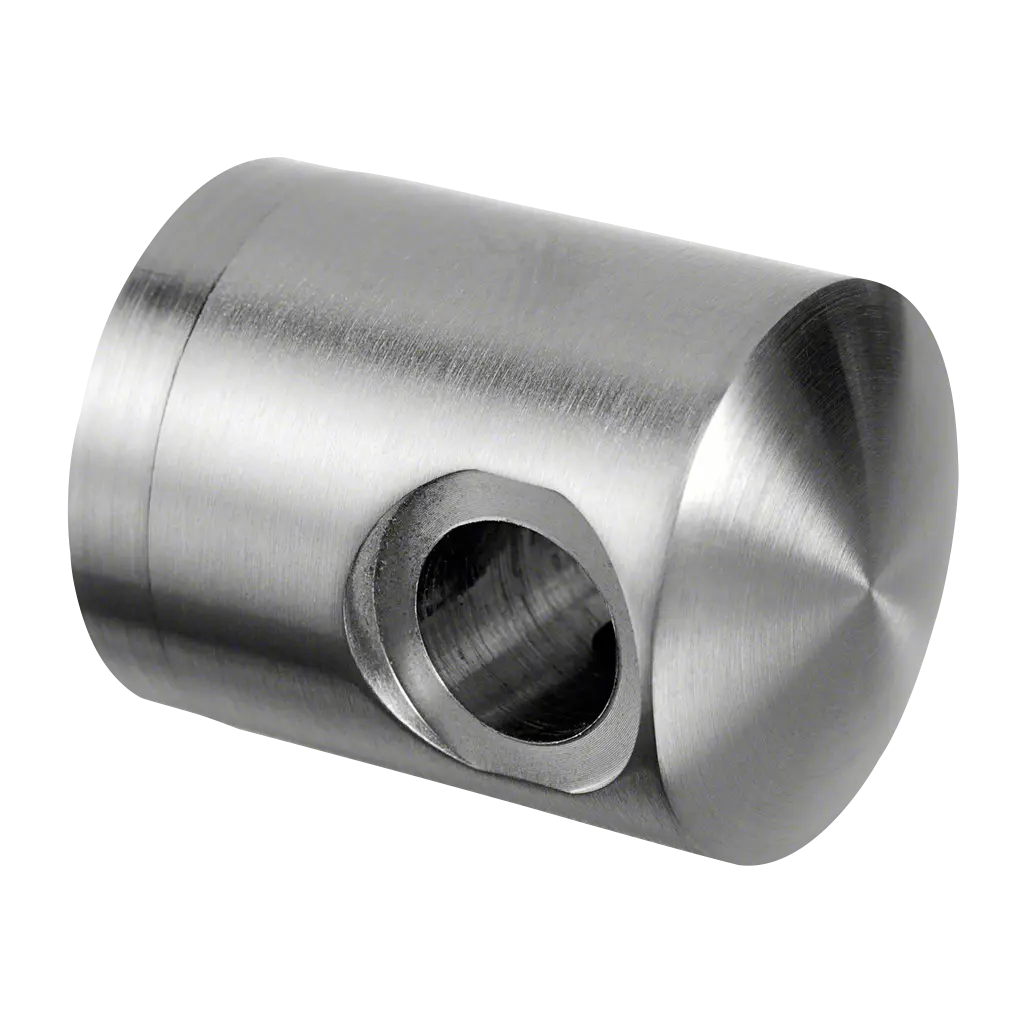 Support traversants pour câble pour tendeur; 137450-000-02; droite, câble 3,2 mm, plat, inox brossé 304 (13745300012)