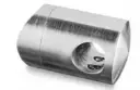 Support traversants, barre Ø12 mm; 130831-048-12; tube Ø48,3 mm, inox brossé 304 (13083104812)