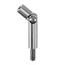 Tige, orientable, Ø14 mm, filetage M10/M6; 140812; L=68 mm, inox brossé 316 (14081206812) - SELL OUT