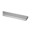 Tube rectangulaire, 40x10x1,5 mm; 134900-041-50-12; L=5000 mm, inox brossé 304 (13490004112); Q-TUBE