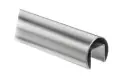 Tube à fond de gorge, Ø30x1,5 mm, L= 2500 mm; 146930-25-12; U=14x18 mm, inox brossé 316 (14692503012)