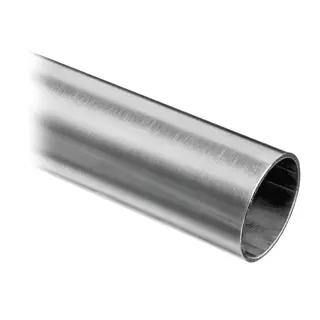 Tube, Ø48,3 mm x 2 mm; 130900-248-25-12; L=2500 mm, inox brossé 304 (13892524812) - Q-TUBE