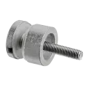 Adaptateur à verre, Ø30 mm, plat, filetage M8; avec M8 filetage | pour balustre poste montage | pour 6 - 17.52 mm épais stratifié/monolithique verre | pour intérieur utiliser 10074600031