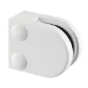 Pince à verre, MOD 20, sans cales, plat, zamak, blanc RAL 9016 