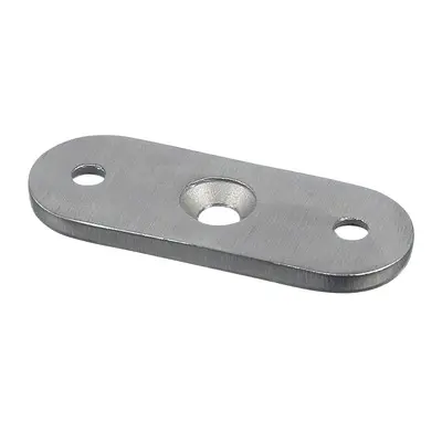 Berceau pour tube, main-courante plat, inox brossé 304
