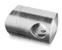 Support traversants, barre Ø10 mm, tube Ø33,7 mm, inox brossé 304 