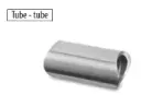 Entretoise tubes ø 33,7 / ø 33,7 - Inox 304