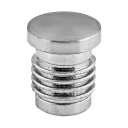 Embout; 151759-014; Ø14 mm x 1 mm, plastique, aspect inox brossé (24572911419)