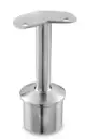 Support de main-courante sur poteau, 45°, Ø42,4 x 2 mm, main-cour. Ø48,3 mm, inox brossé 316