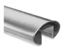 Tube à fond de gorge Ovale 80 x 40 - L : 2500 - Inox 304  (€/P)