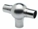 Raccord boule en T, Ø 38,1 mm (1,5") - Design en Inox