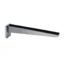 Support tablette avec cale caoutchouc, L 200 mm, Ø 25,4 mm (1") - Design en chrome