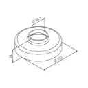 Cache embase pour 12.0912... / 12.0913… Ella