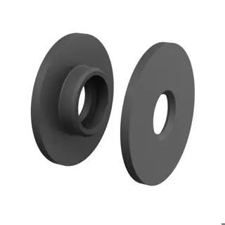 [205030-150-99-80] Caoutchouc p. adaptateur de verre MOD 0749; 205030-150-99-80; , haut & bas, set, silicone, noir