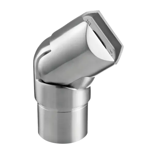 [130776-042-12] Adaptateur pour tube, orientable, t=Ø42,4x2mm; 130776-042-12; main-courante Ø42,4 mm, inox brossé 304 (13077624212)