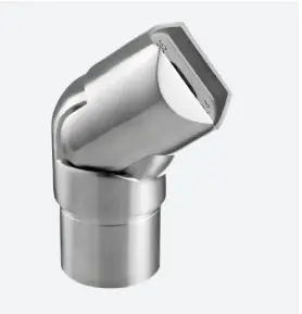 [140776-042-12] Adaptateur pour tube, orientable, t=Ø42,4x2mm; 140776-042-12; main-courante Ø42,4 mm, inox brossé 316 (14077624212)