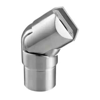 [140777-048-12] Adaptateur pour tube, orientable, t=Ø48,3x2mm; 140777-048-12; main-courante Ø48,3 mm, inox brossé 316 (14077724812)