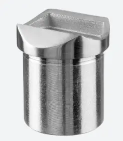 [140725-048] Adaptateur pour tube, tube Ø42,4 mm x 2 mm; 140725-048; main-courante Ø48,3 mm, H=5 mm, inox brossé 316 (14072724812)