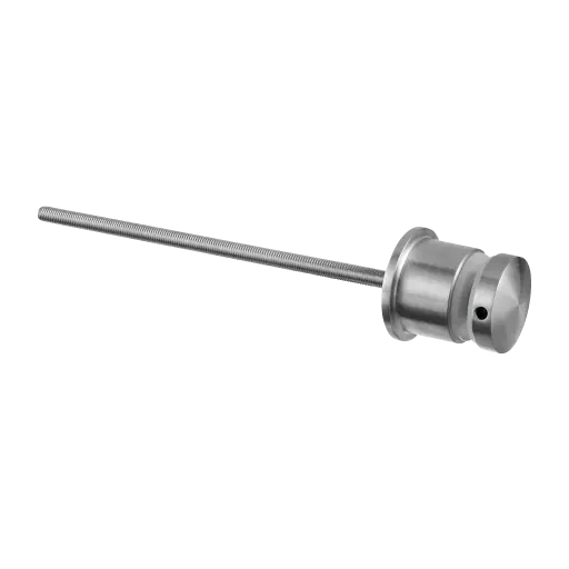 [140744-12] Adaptateur à verre pour Juliet Balcony; 140744-12; filetage M10x300, verre 8-17,52mm, inox brossé 316 (14074835012)