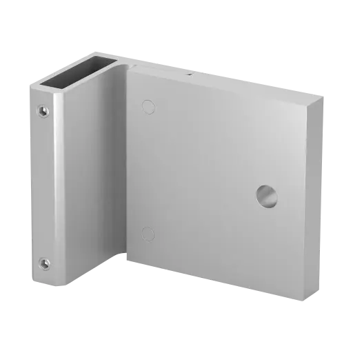 Angle support p. poteau, Easy Alu, mont. latéral; 169028-120-90-00; 120x70 mm, aluminium, brut (16902896000)