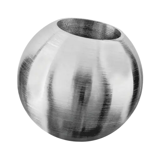 [131221-012] Bouton d'ornement Ø20 mm, barre Ø12 mm; 131221-012; inox brossé 304 (13022101212)