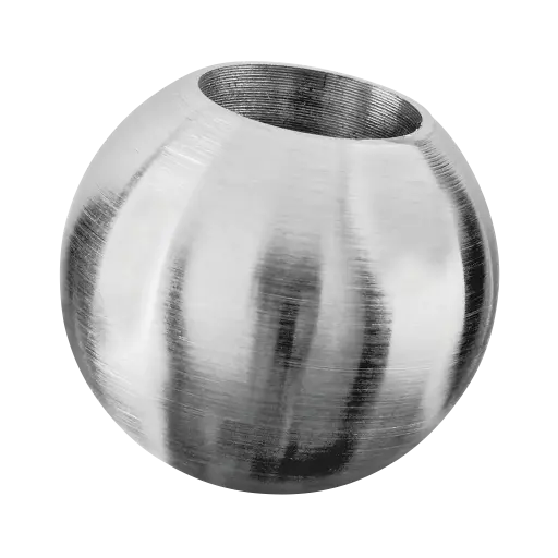 [141221-012] Bouton d'ornement Ø20 mm, barre Ø12 mm; 141221-012; inox brossé 316 (14022101212)