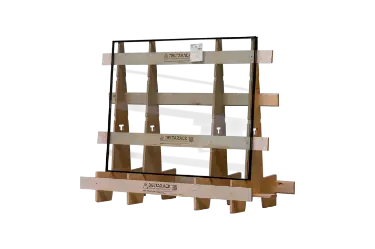 [52.2400.000.00] CHEVALET BOIS MAXI 800 KG SUR MODELE 1 RECYCLABLE - LARGEUR : 2400mm