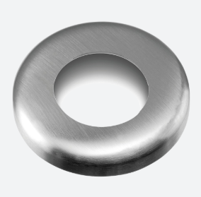 [130516-042] Cache-embase; 130516-042; tube Ø42,4 mm, Ø85 x 12 mm, inox brossé 304 (13051604212)