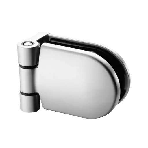 [140281-042] Charnière, tube Ø42,4 mm - verre 6 - 12,76 mm; 140281-042; inox brossé 316 (14028104212) - NEW