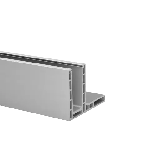 EG Prime "F", profil pour montage au sol; L=5000 mm, aluminium, brut, avec trous (16696250000)