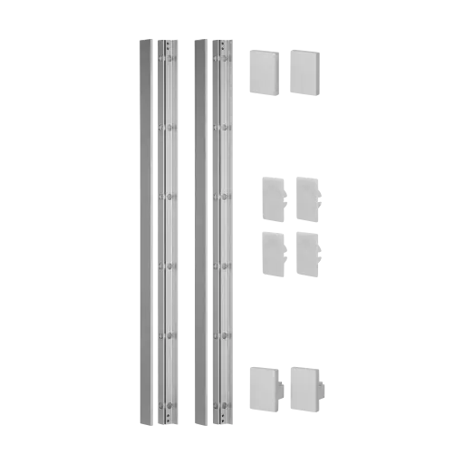 Easy Glass View, set, hauteur 1100 mm; 166839-011-00-00; aluminium, brut (86692310000) - NEW