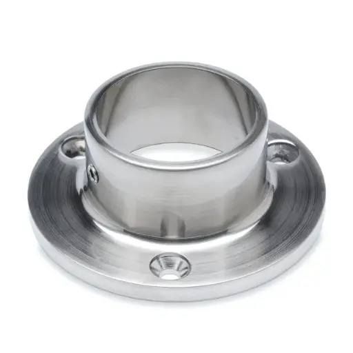 [140505-042-12] Embase murale; 140505-042-12; pour tube Ø42,4 mm, inox brossé 316 (14050504212)