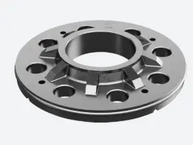 [143504-042] Embase à souder, avec caoutchouc; 143504-042; , trous multiples, pour tube Ø42,4 mm, rond, 105 mm, acier inoxydable 316, non traité - EXTRA STRONG