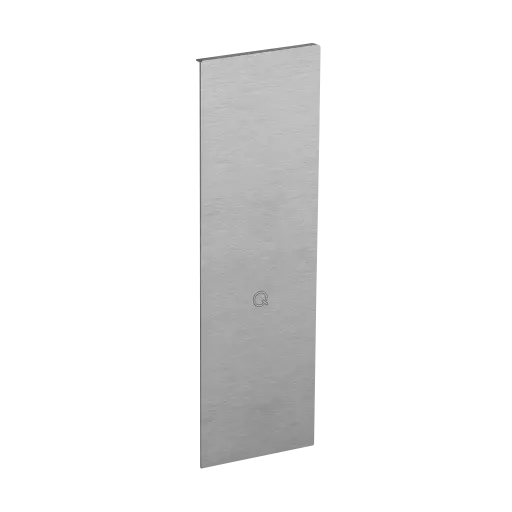 [168533-01-18] Embout, Easy Glass Max, pour escaliers; montage latéral, gauche, aluminium brossé, anodisé (16673601818)