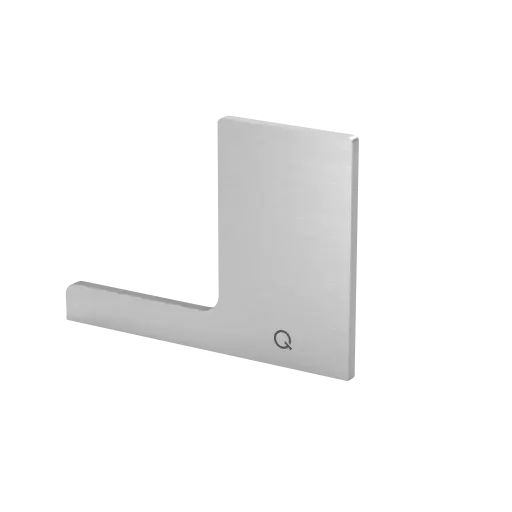 Embout, Easy Glass Prime "F", montage au sol; 168422-01-00; gauche, aluminium, brut (16673406200)