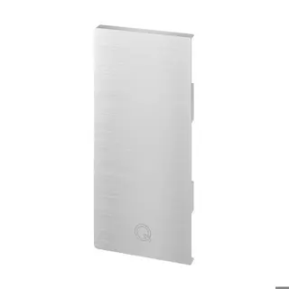 [168132-02-18] Embout, Easy Glass Pro, montage latéral; 168132-02-18; droite, aluminium brossé, anodisé (16673501518) - SELL OUT
