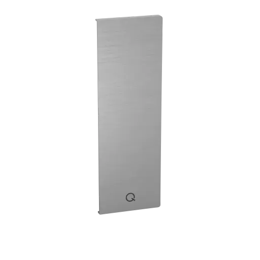 Embout, Easy Glass Smart "Y", montage latéral; gauche, aluminium, brut (16673403300)